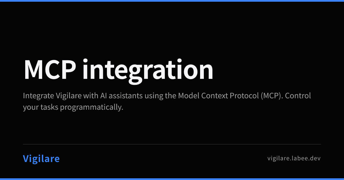MCP Integration | Vigilare